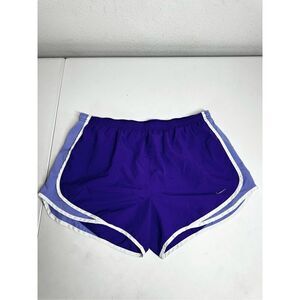 Nike Dri-Fit Womens Purple Lined Athletic Running Shorts Size L